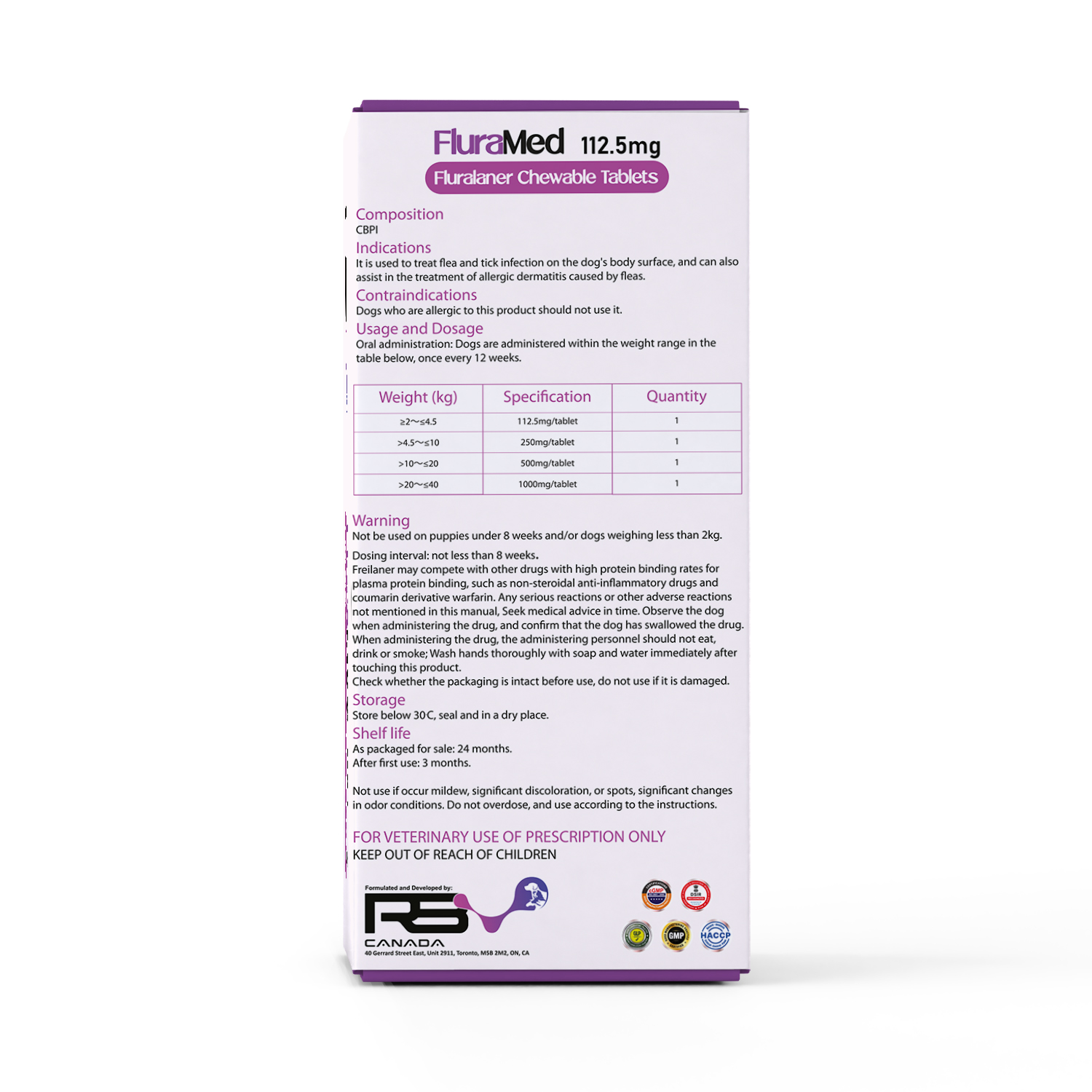 Vet Prescribed Back